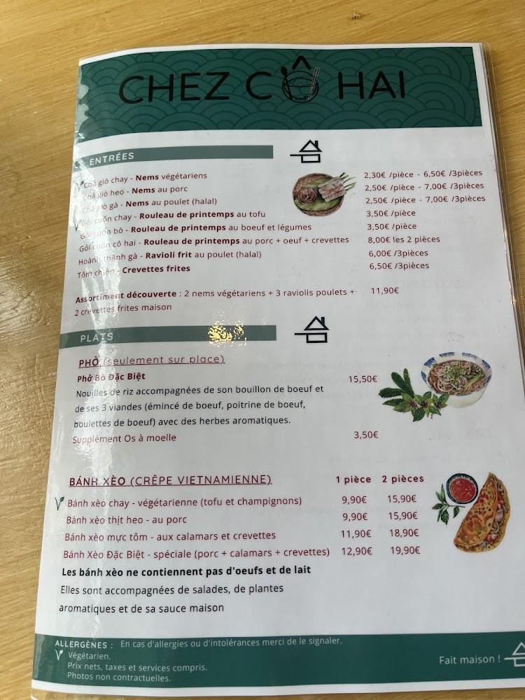 Chez Cô Hai - Menu Image 4